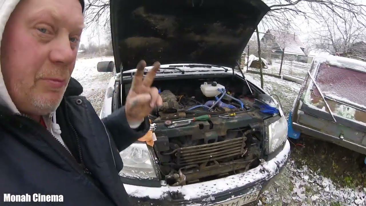 УАЗ Патриот 09. Очередная утечка ОЖ. Ремонт. Вопрос по патрубкам и ответ про чистку сеточки решотки. смотреть онлайн