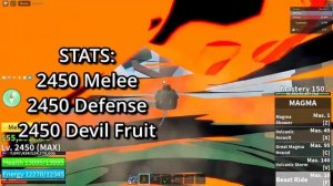 This MAGMA Combo ONE SHOTS ANY PLAYER... | Bounty Hunting + Magma Combo (Blox Fruits)