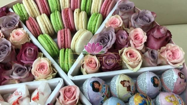 Конфеты с цветами в коробке смотреть онлайн