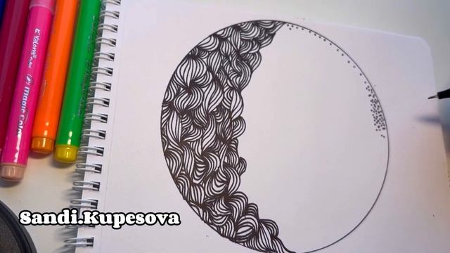 Meditative drawing / Relaxation/Медитативное рисование #14 ? смотреть онлайн
