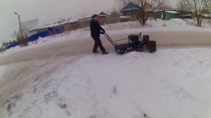мотособака +лопата для уборки снега