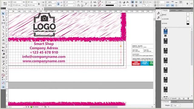 2017 Wall Calendar Help - Editing with Adobe InDesign смотреть онлайн