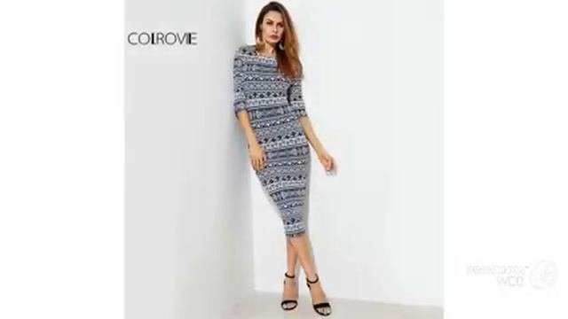 Качественная недорогая Одежда с AliExpress - Платье повседневное