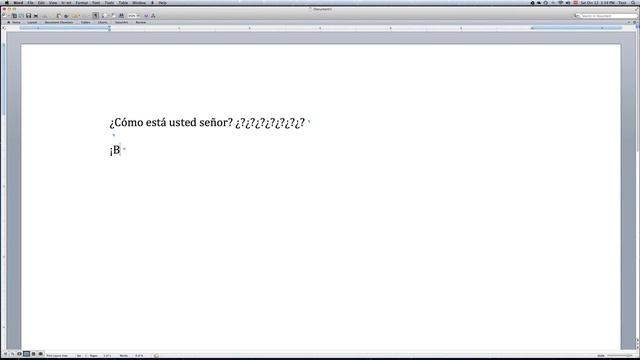 Spanish Keyboard Layout on Mac OS X