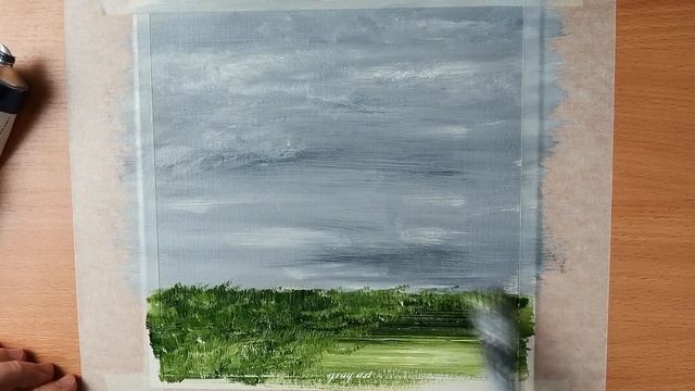 Осеннее дерево / Живопись маслом / Простые рисунки смотреть онлайн