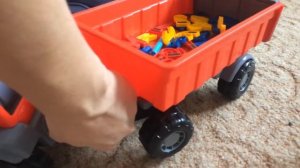 К трактору цепляем прицеп