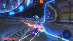 rocket league - автогол пушечным добиванием..