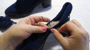 сапоги полусапожки на подошве вязаные крючком