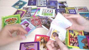 48 РАЗНЫХ пакетиков с наклейками. Распаковка