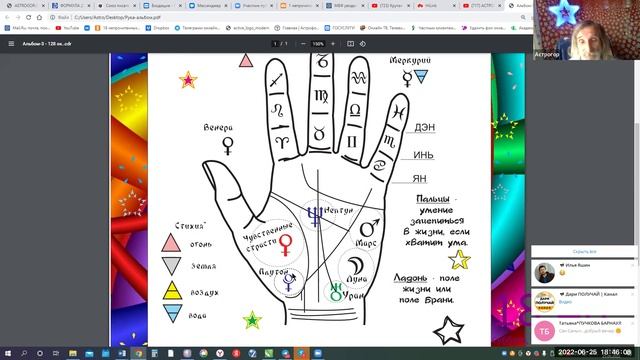 Астрогор, МК по хиромантии.