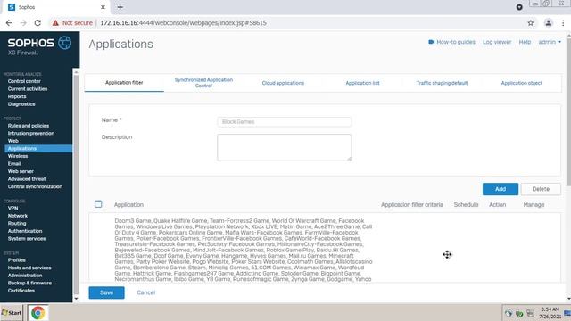 How to Block Games on Sophos Firewall смотреть онлайн