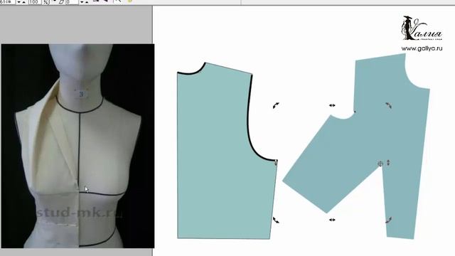 В какой программе я работаю? Моделирование одежды. смотреть онлайн