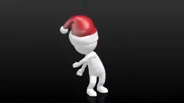 Танцующий человечек для Новогоднего видео Футаж kCrTOsACpFU смотреть онлайн