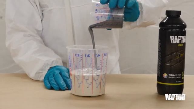 Как смешивать колеруемый комплект RAPTOR? смотреть онлайн