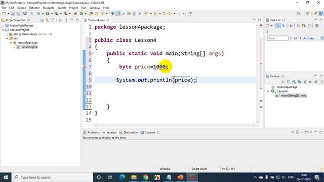 Java Tutorials : Data Types in Java #4