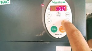 Schneider altivar 212 vfd settings programming || vfd setup