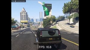 GTA V Benchmark Test - AMD Radeon (TM) Graphics Vega 3 512MB + 4GB + AMD AMD 3020e 1.20 GHz