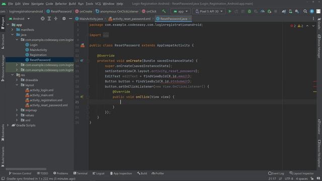 How to Implement Forgot Password in Android Studio смотреть онлайн
