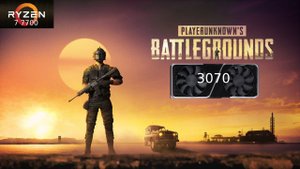 PUBG: Battlegrounds - Ryzen 7 7700 + RTX 3070 - Medium settings - 1080p