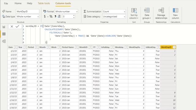 Power BI & DAX: Working with Workdays смотреть онлайн