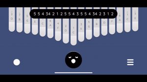 Scooter - How Much Is The Fish? kalimba keylimba