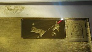 3D laser engraving 2. 3D лазерная гравировка на латуни. Полная версия и обучение читаем в описании.