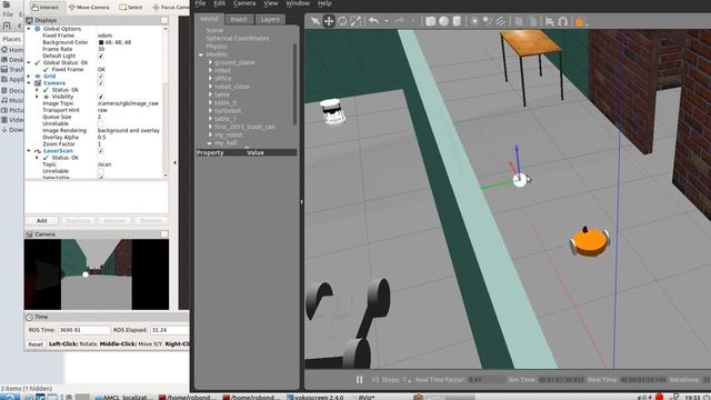 White Color Object Chasing Bot Simulation смотреть онлайн