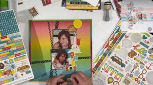 Scrapbooking Process Video: Hello Summer (Kit Conspiracy)