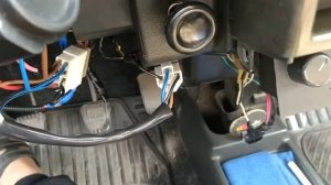 Маленькая перестановка реле замка зажигания.