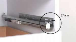 Направляющие Hettich Quadro V6 Монтаж