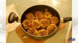 Гнёзда с фаршем на сковороде Рецепт, пошаговый, как приготовить, видеорец