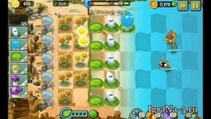 Big Wave Beach Day 28 - Plants vs Zombies 2 (Прохождение)
