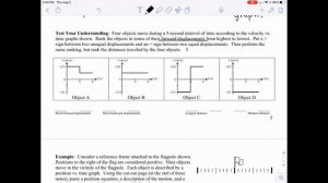 1D Kinematics Notes - Part 1