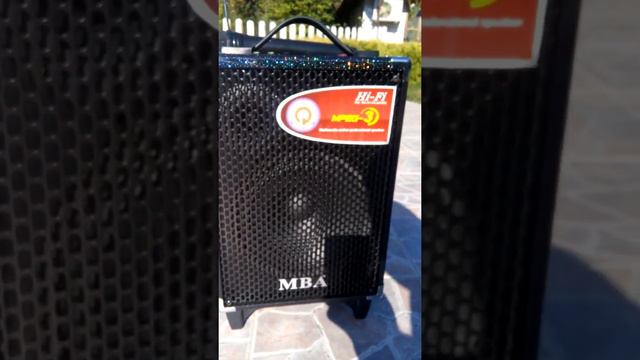 MBA Q8B Karaoke speaker смотреть онлайн