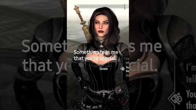 Telling Serana that she special. Serana Dialogue add on смотреть онлайн