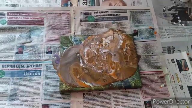 Акриловая заливка. Ячейки.