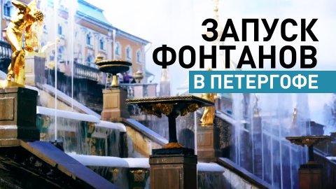 Праздник весны: в Петергофе открылся сезон фонтанов