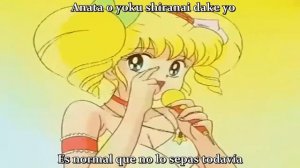 Idol Densetsu Eriko opening Namida no hanbun (CV Eriko Tamura) sub español