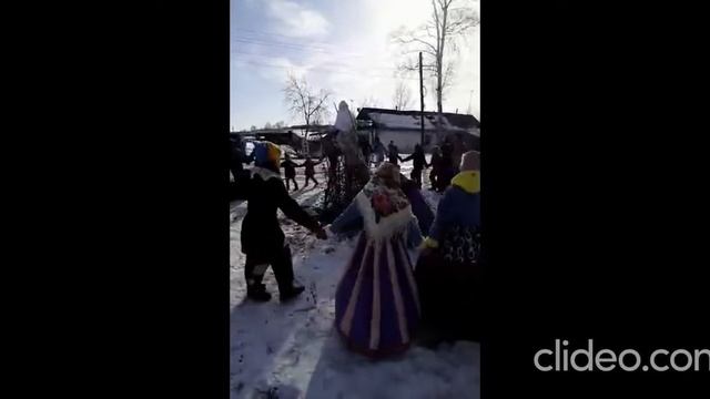 "Комоедица" - праздник весеннего равноденствия в Сухой Чемровке. 20 марта 2022 г. смотреть онлайн