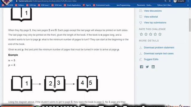 10. Drawing Book | HackerRank | Coding | Competitive Programming | Java | Fox Tech Academy смотреть онлайн