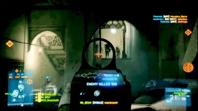 Battlefield 3 - Let's play Assault 1000 kills with M16A3 (punkbuster wtf) смотреть онлайн
