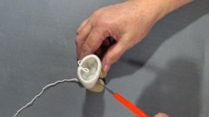 Как связать тело маленькой кукле.  Куколка Мариша.  мастер класс