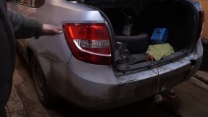Лада гранта замена задних фонарей и дверных наружных ручек