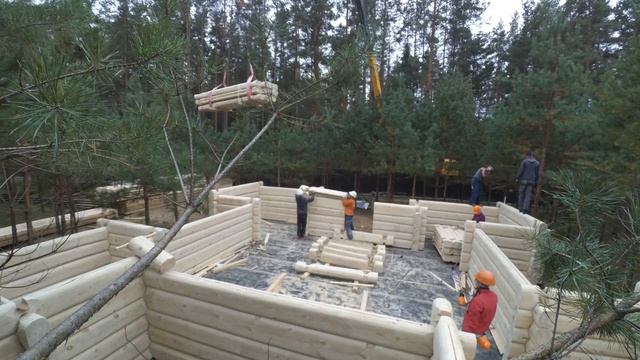 Возведение сруба смотреть онлайн