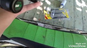 Установка грипс на питбайк. Часть 3