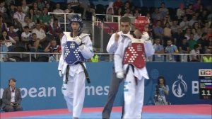 Taekwondo WTF. Baku 2015 European Games. Утренние поединки (ж -49, м - 58 кг)