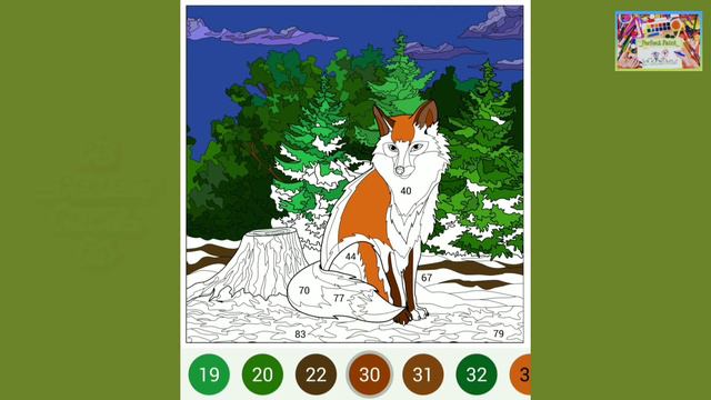 Идеальные разукрашки. Лиса🦊 смотреть онлайн