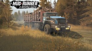 Spintires: MudRunner Урал 432010 Прохождение Одиночная игра Карта Переправа