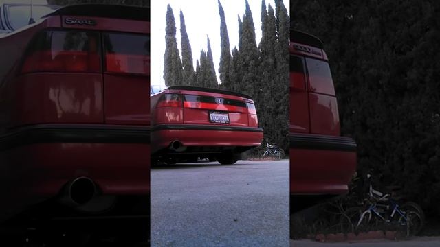 Saab 9000 Aero 3" Abbott Racing Exhaust Sound