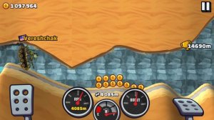 TANK on BEACH 6454m - Hill Climb Racing 2 | GamePlay